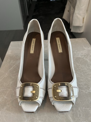 Zara pumps echt leder weiß - zara,