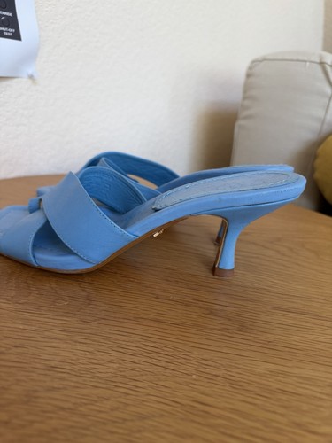 Zara pantoletten sandalen blau - zara,