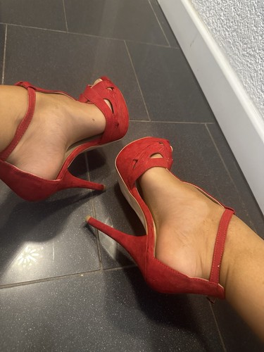 Zara peep toes pumps - peep, rot